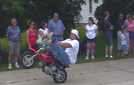 Recreation in Armstrong, Iowa Don't try this at home